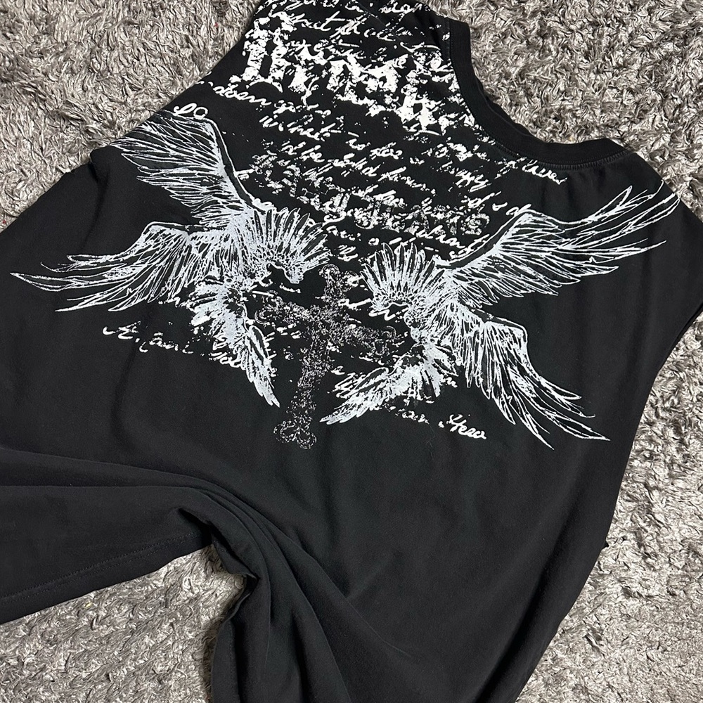 2000s Affliction Style Tank Cutoff Shirt